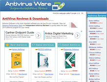 Tablet Screenshot of antivirusware.com